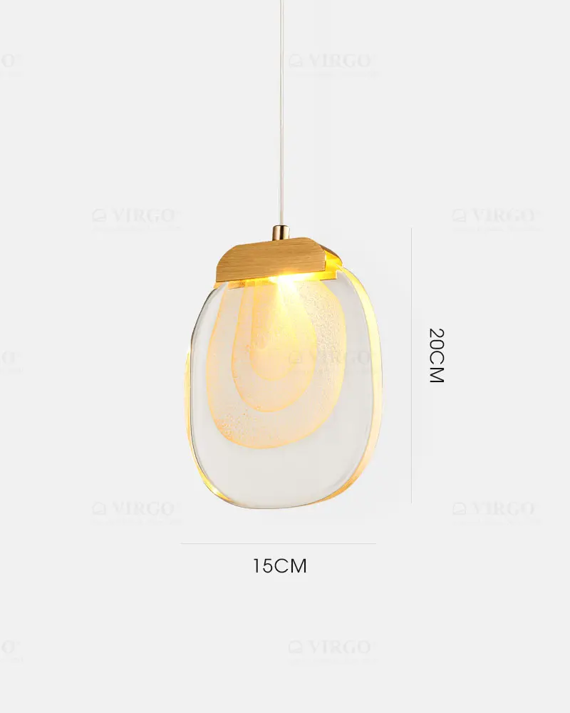 Đèn thả pha lê trang trí P0918 4 Đèn thả pha lê trang trí P0918