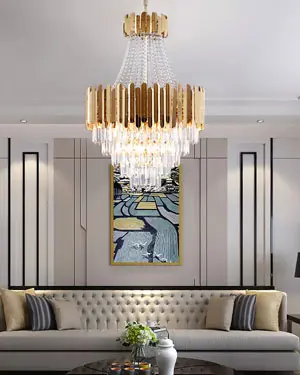 Đèn chùm pha lê cao cấp VIRGO P8662 5 Đèn chùm pha lê cao cấp VIRGO P8662