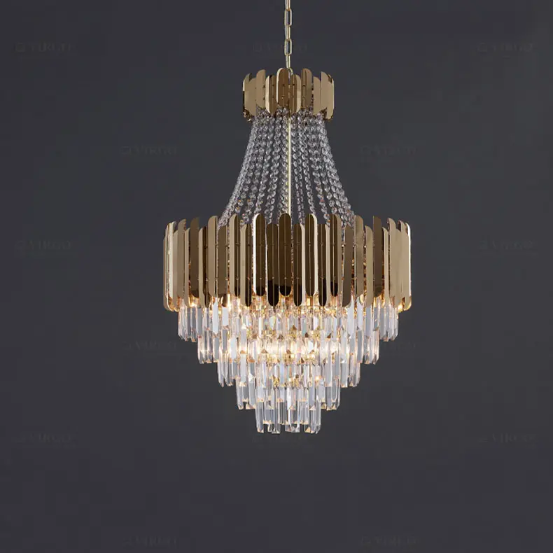 Đèn chùm pha lê cao cấp VIRGO P8662 4 Đèn chùm pha lê cao cấp VIRGO P8662