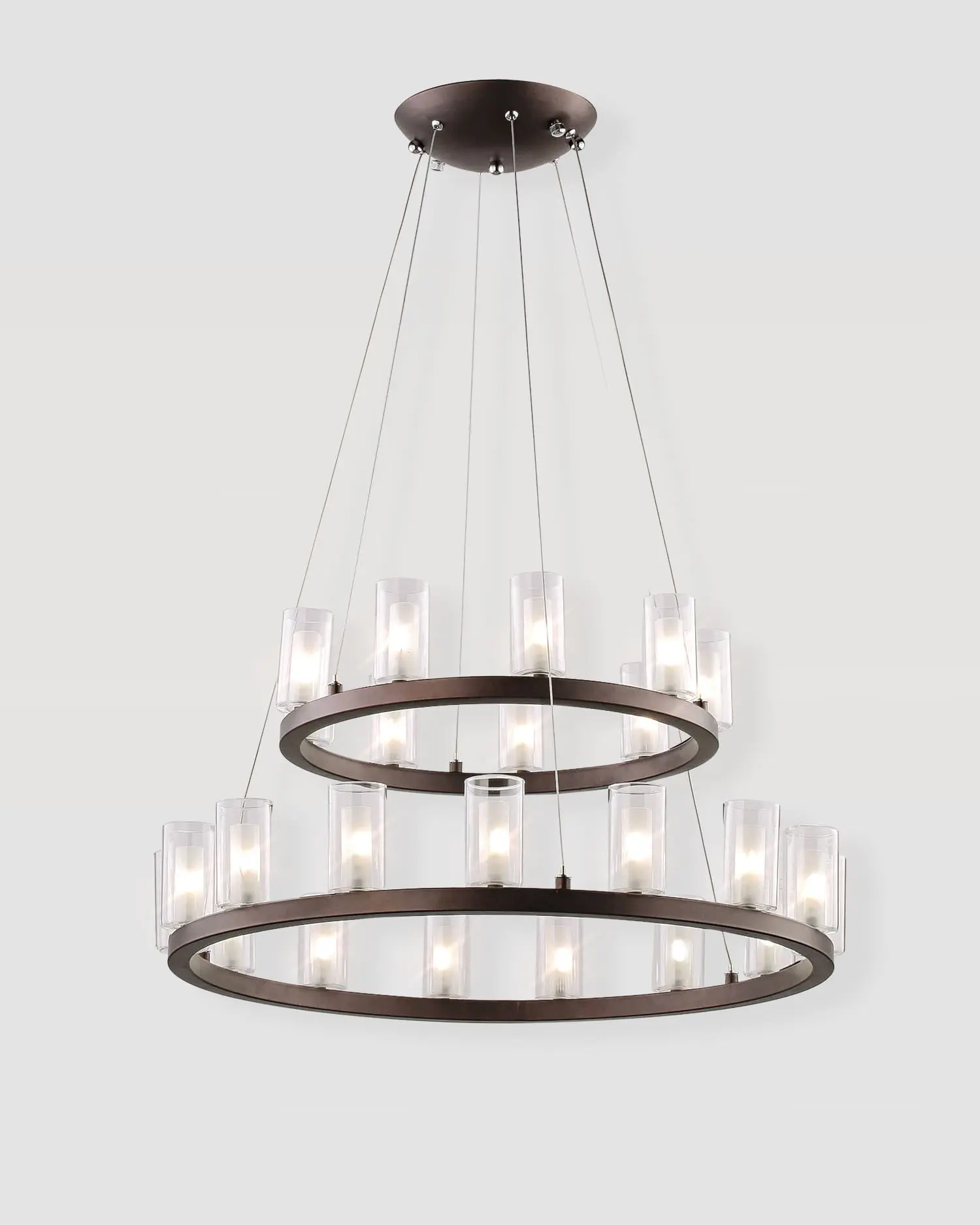 Đèn chùm thủy tinh VIRGO P8836 1 Đèn chùm thủy tinh VIRGO P8836