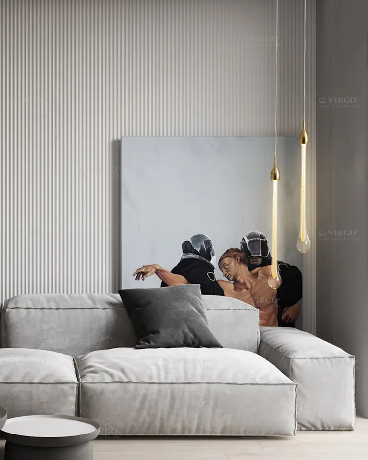 3422B1 Đèn thả trang trí pha lê giọt nước cao cấp P6828