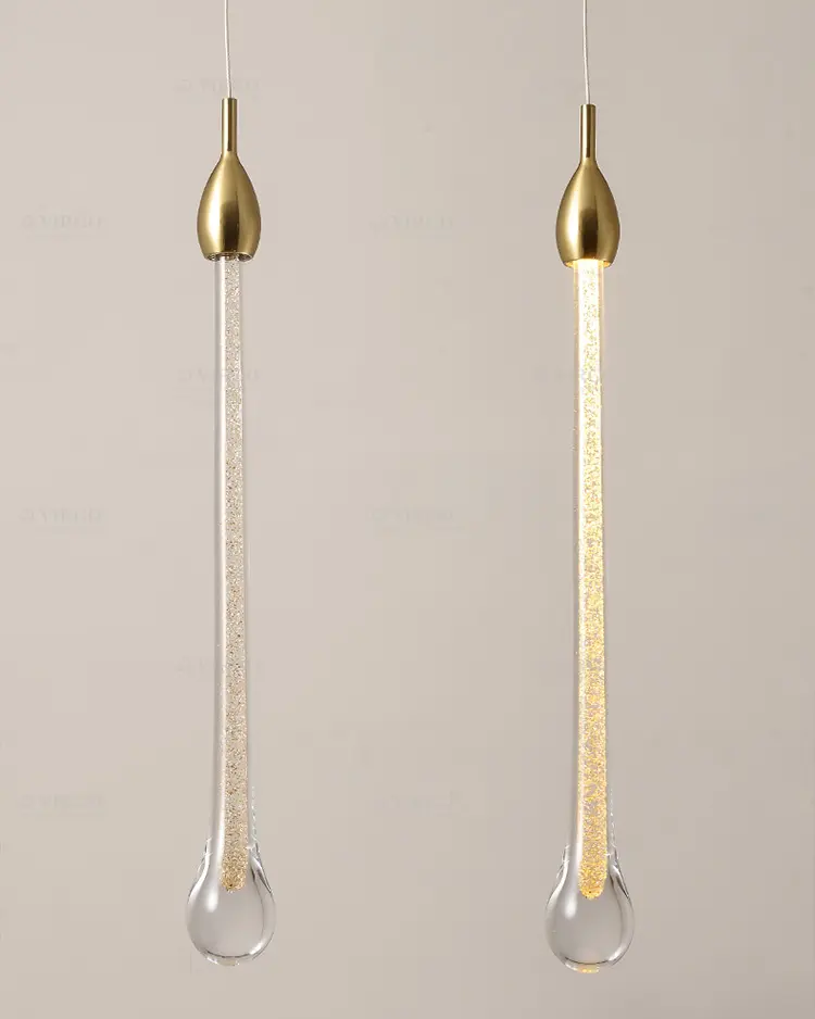 3422B3 Đèn thả trang trí pha lê giọt nước cao cấp P6828