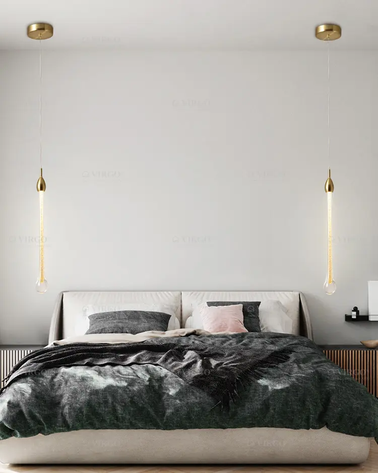 3422B4 Đèn thả trang trí pha lê giọt nước cao cấp P6828