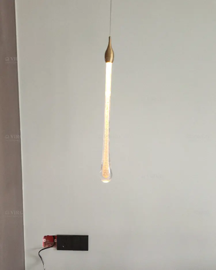 3422B5 Đèn thả trang trí pha lê giọt nước cao cấp P6828