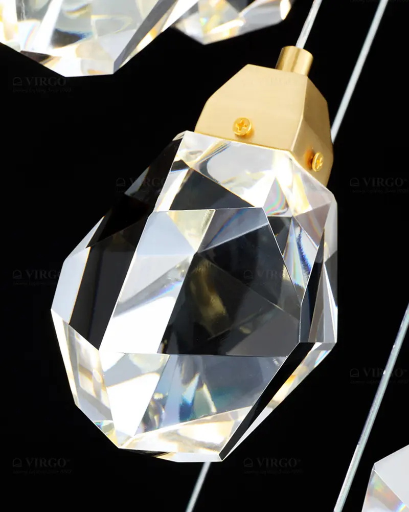 Đèn thả pha lê trang trí cao cấp K990/1 6 Đèn thả pha lê trang trí cao cấp K990/1