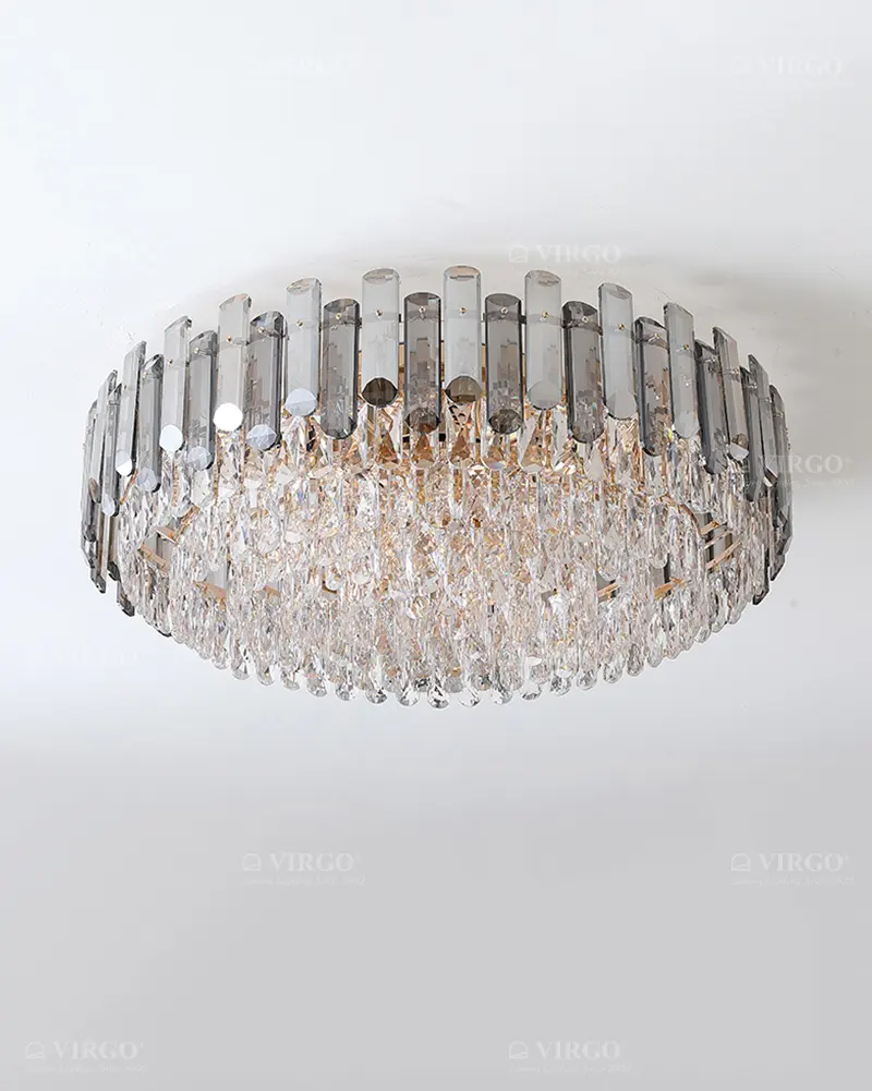 Đèn ốp trần pha lê cao cấp C8820 1 Đèn ốp trần pha lê cao cấp C8820