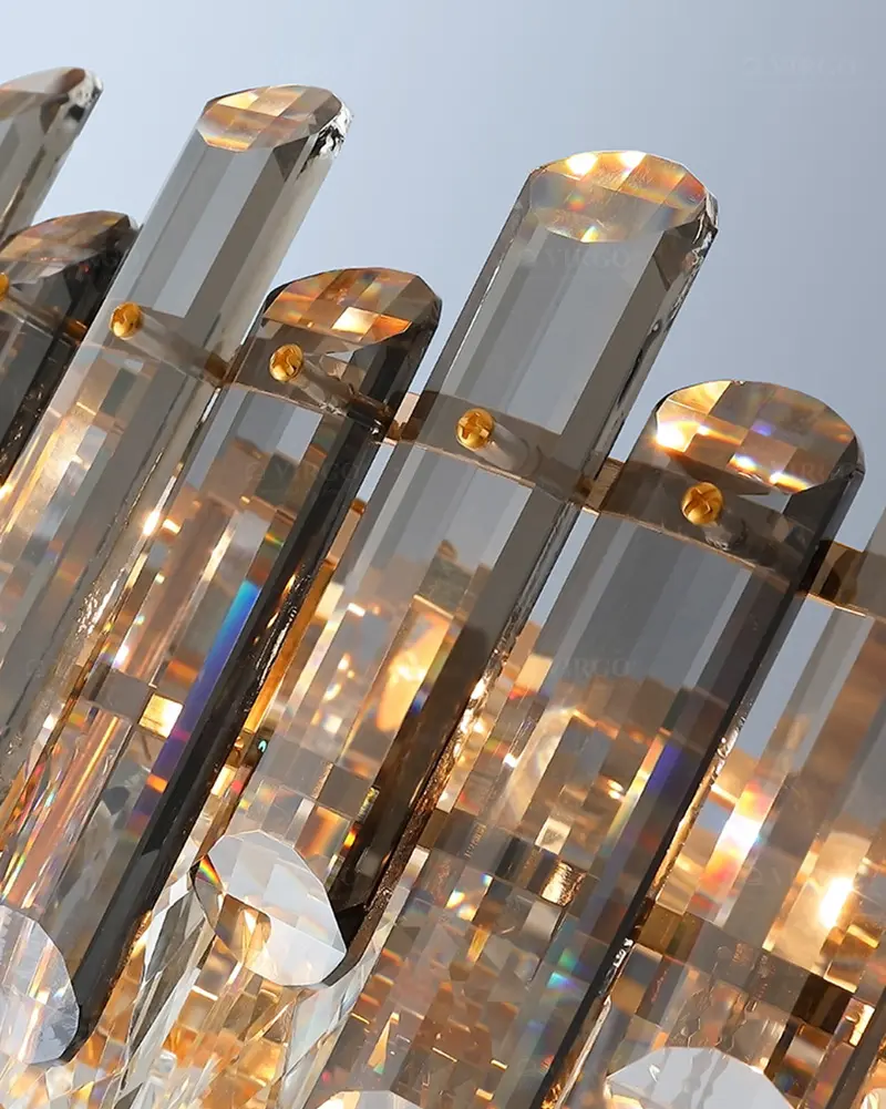 Đèn chùm pha lê trang trí bàn ăn cao cấp P8820/80 2 Đèn chùm pha lê trang trí bàn ăn cao cấp P8820/80