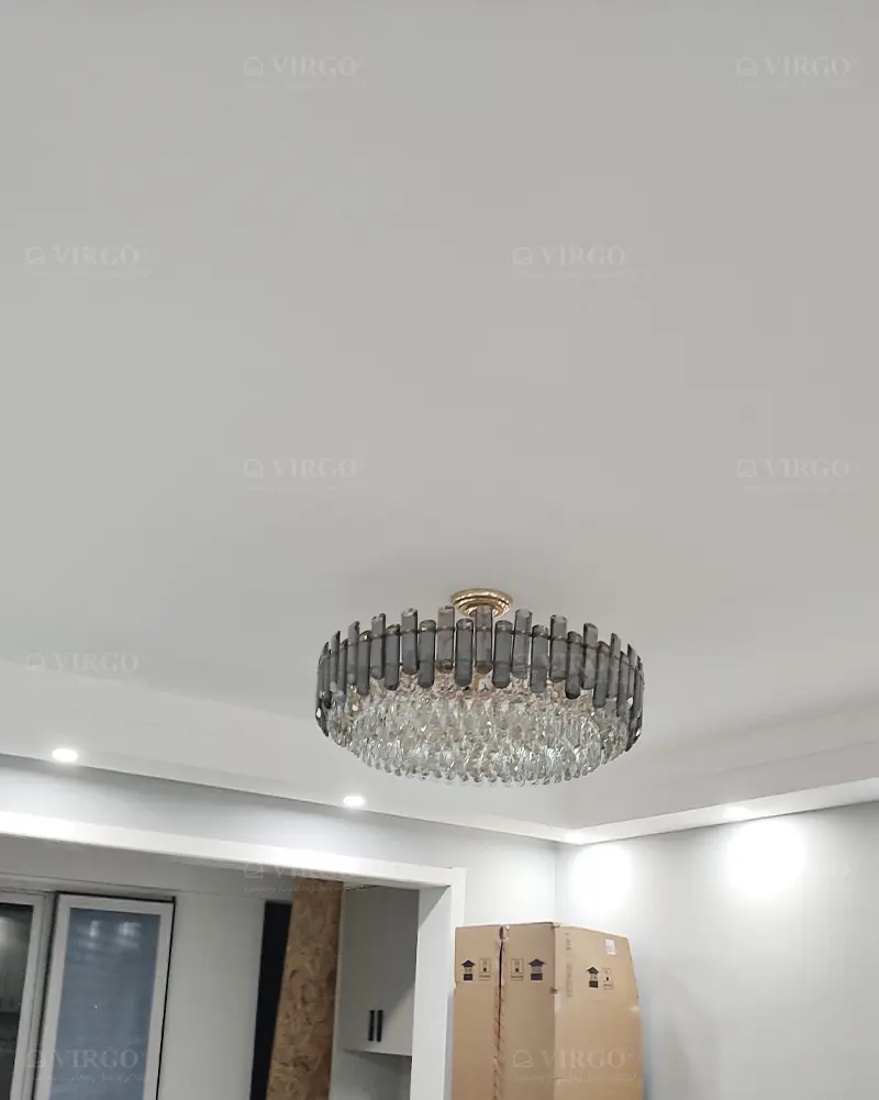 Đèn chùm pha lê trang trí bàn ăn cao cấp P8820/80 5 Đèn chùm pha lê trang trí bàn ăn cao cấp P8820/80