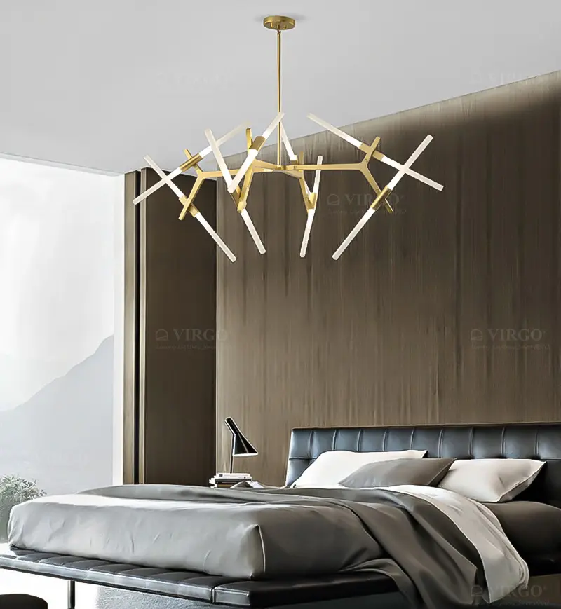 Đèn chùm trang trí hiện đại 14 bóng VIRGO P1996