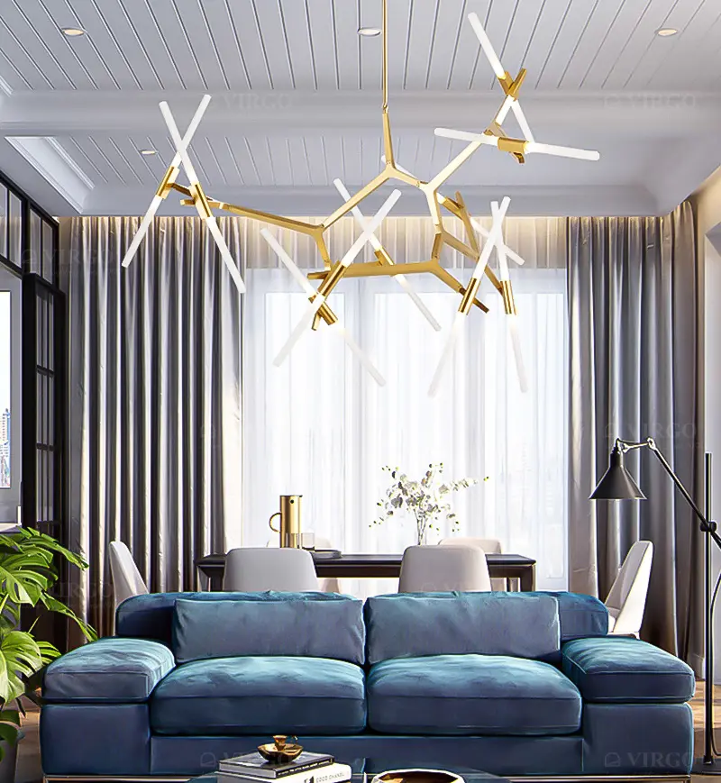 Đèn chùm trang trí hiện đại 14 bóng VIRGO P1996