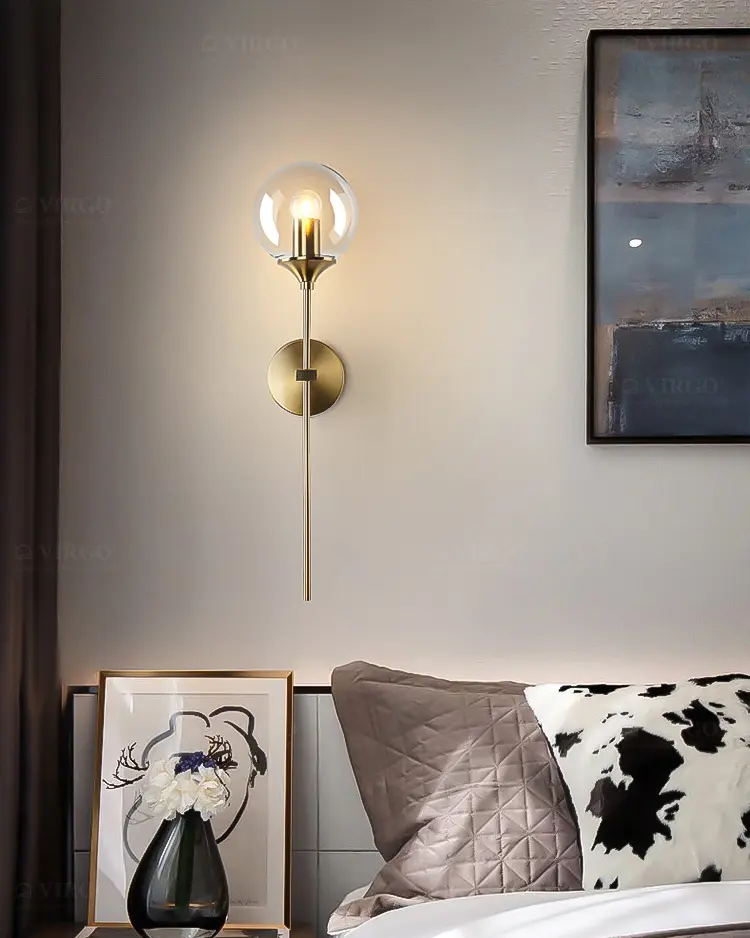 3658 1 Đèn tường trang trí thủy tinh Ngọn đuốc S5446/40CM