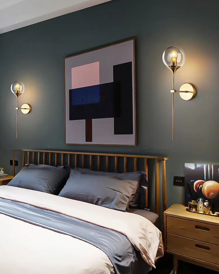 3658 3 Đèn tường trang trí thủy tinh Ngọn đuốc S5446/40CM