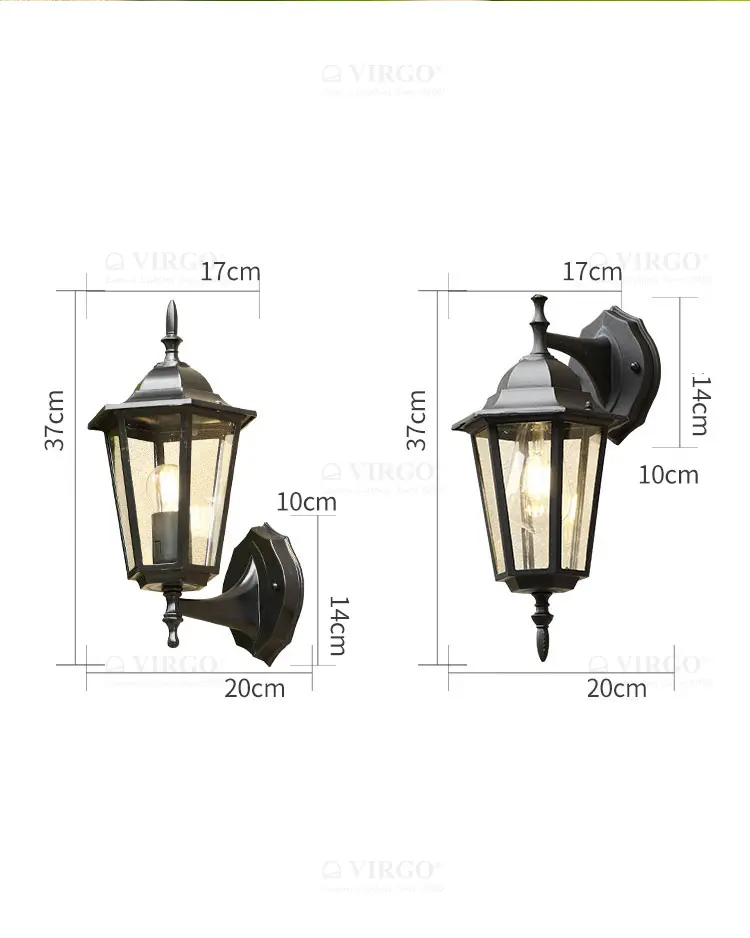 Đèn tường trang trí ngoài trời S051 3 Đèn tường trang trí ngoài trời S051