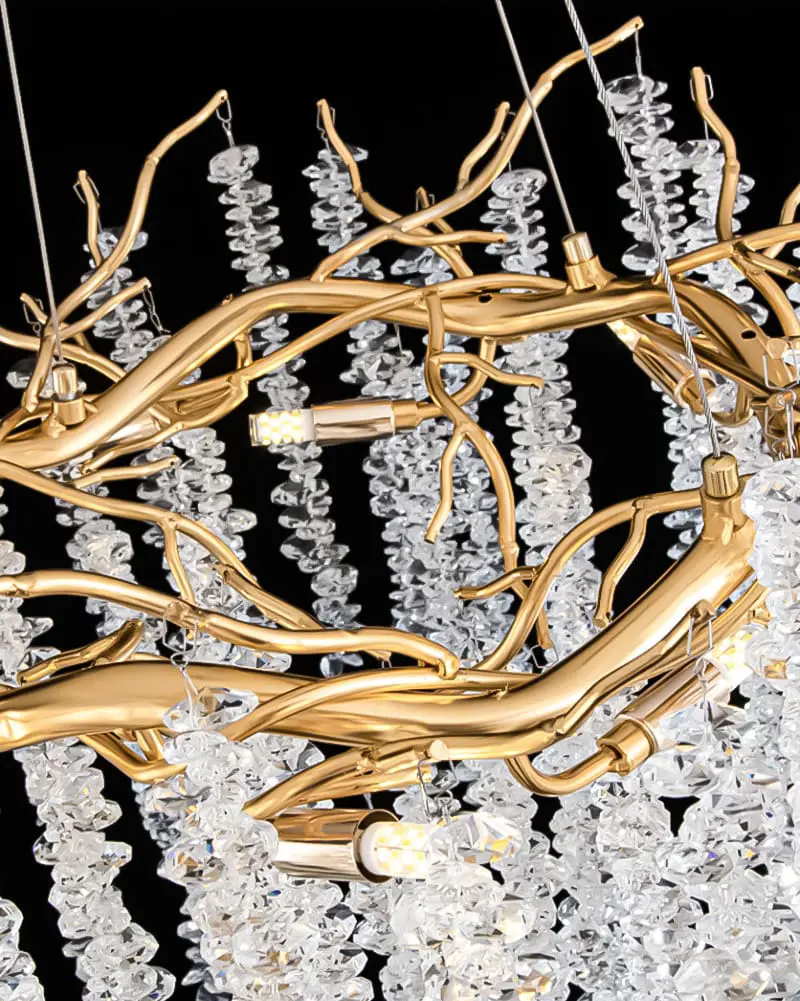 Đèn chùm pha lê trang trí cao cấp PL912/120 2 Đèn chùm pha lê trang trí cao cấp PL912/120