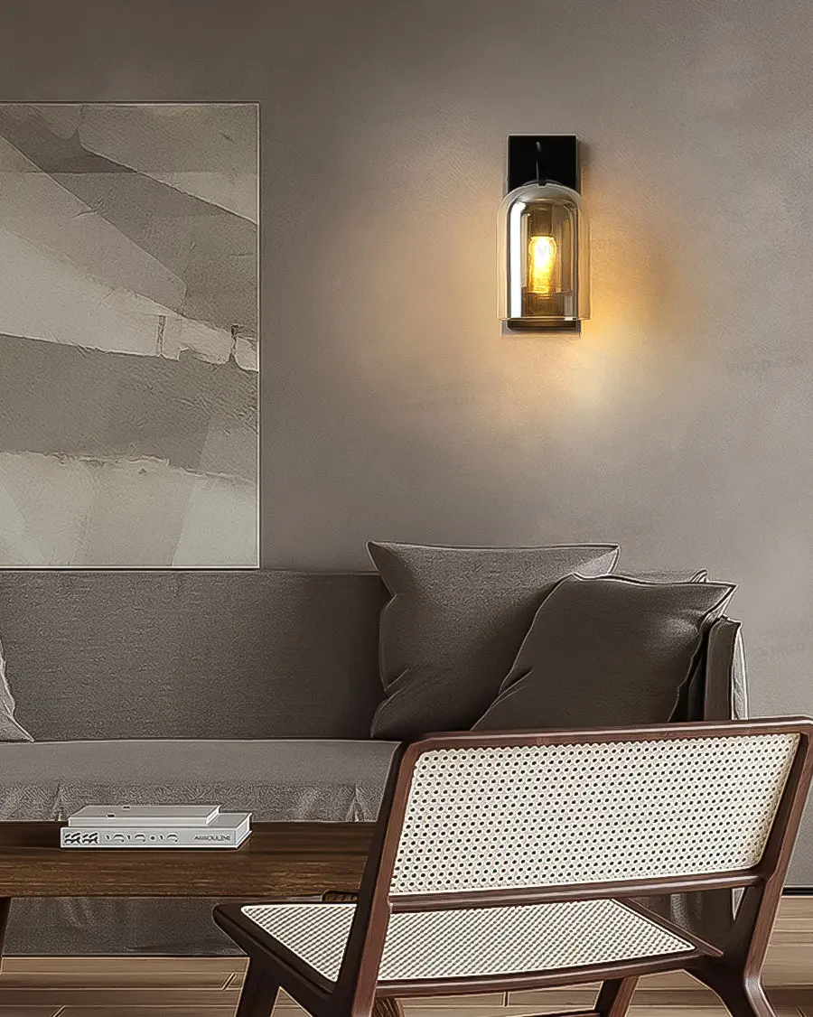 Đèn tường trang trí chụp thủy tinh S3020 1 Đèn tường trang trí chụp thủy tinh S3020