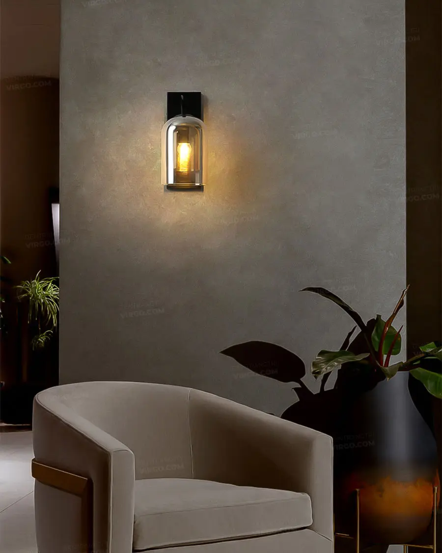 Đèn tường trang trí chụp thủy tinh S3020 4 Đèn tường trang trí chụp thủy tinh S3020