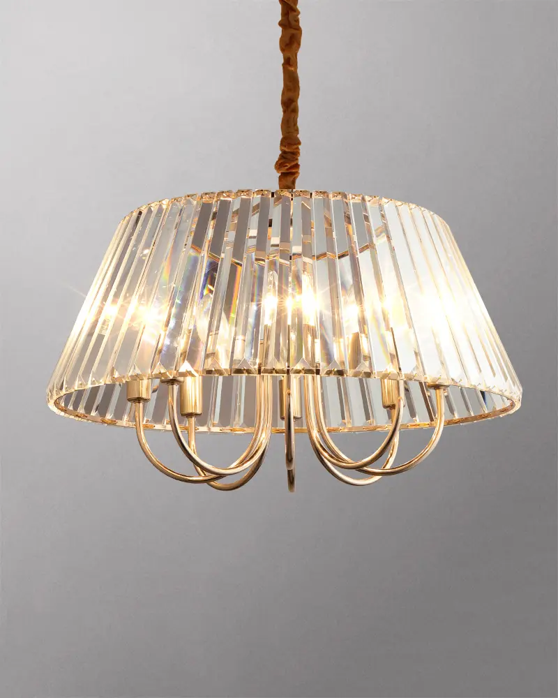 Đèn thả pha lê trang trí cao cấp P8284 1 Đèn thả pha lê trang trí cao cấp P8284