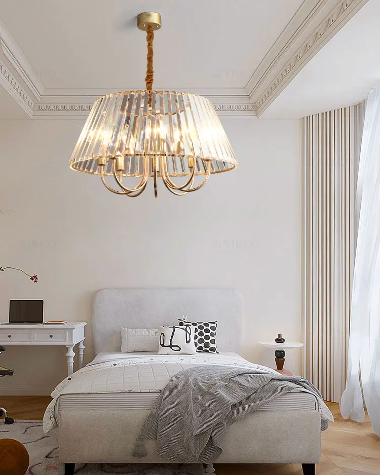 Đèn thả pha lê trang trí cao cấp P8284 2 Đèn thả pha lê trang trí cao cấp P8284