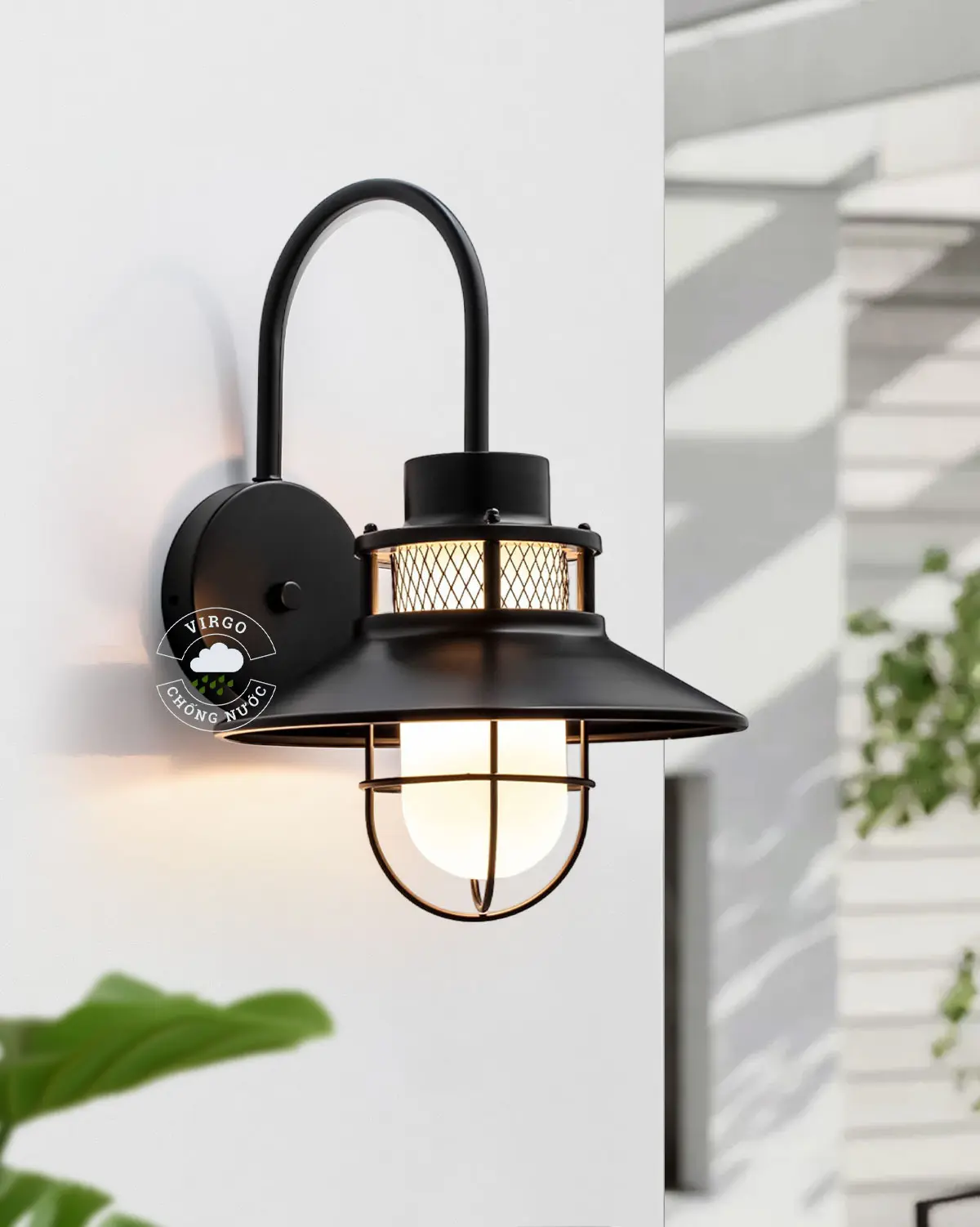 Đèn tường trang trí chống nước ngoài trời W29T