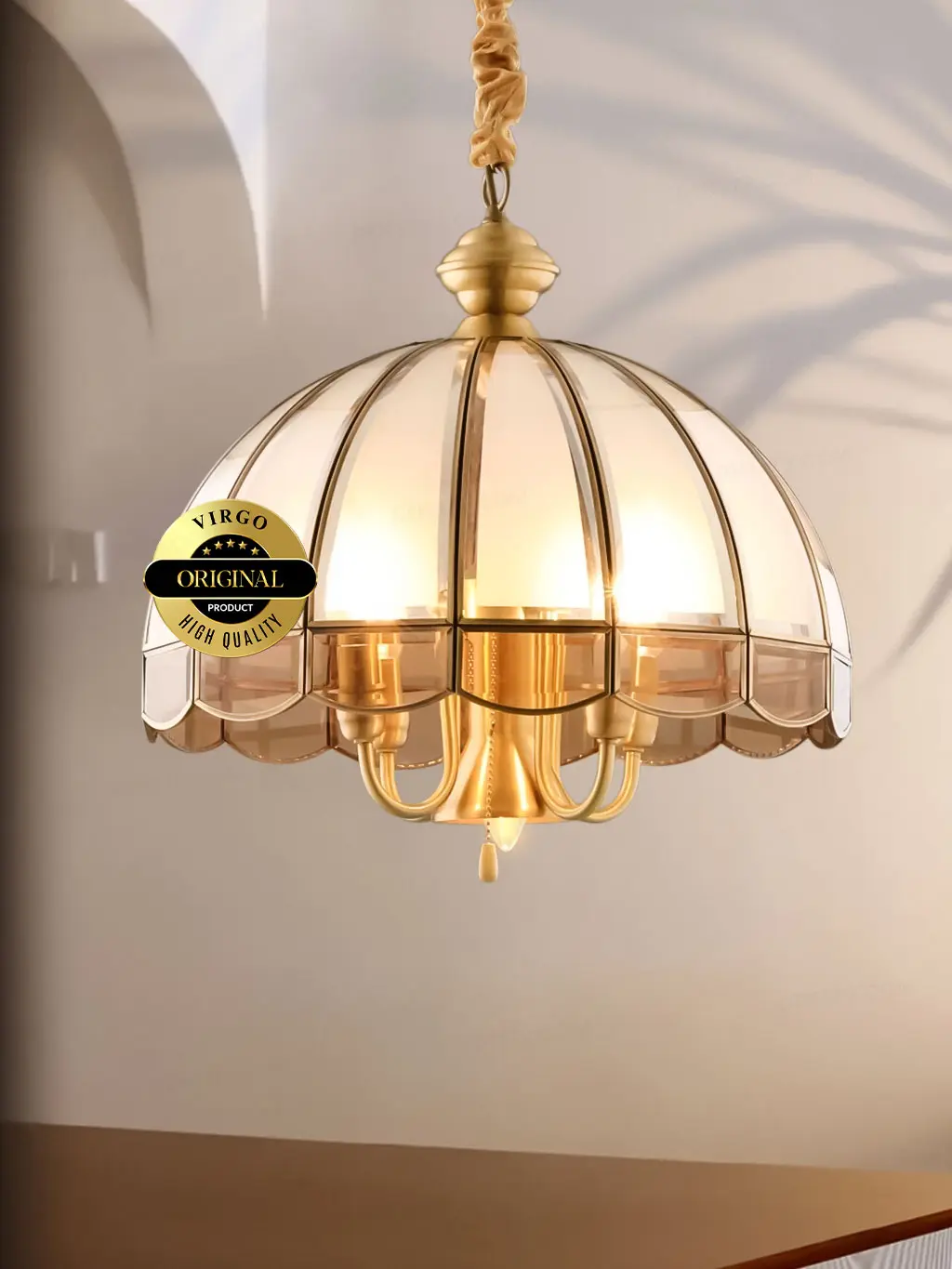 Đèn thả đồng trang trí cao cấp TD04