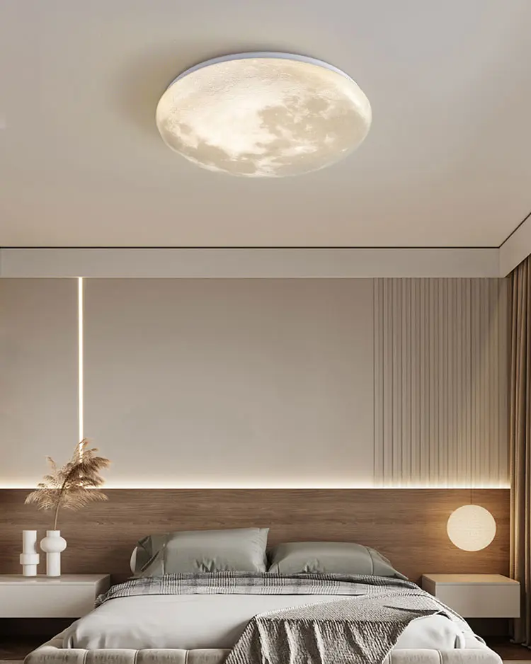 Đèn ốp trần mặt trăng trang trí phòng ngủ C010
