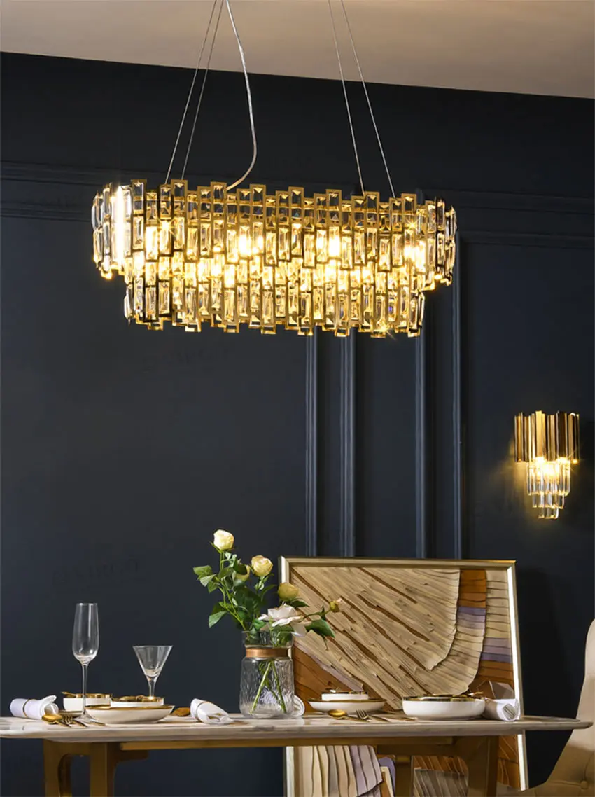 Đèn chùm trang trí pha lê cao cấp TPL-6803/900