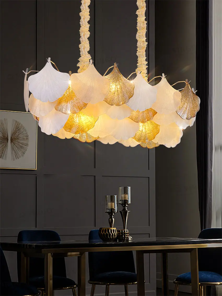 Đèn chùm trang trí thủy tinh cao cấp TH-8483