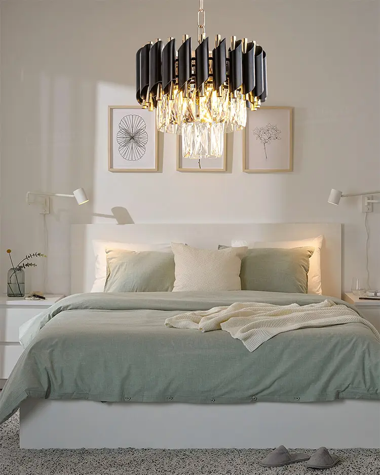 Đèn thả trang trí pha lê nhỏ gọn 63732 3 Đèn thả trang trí pha lê nhỏ gọn 63732