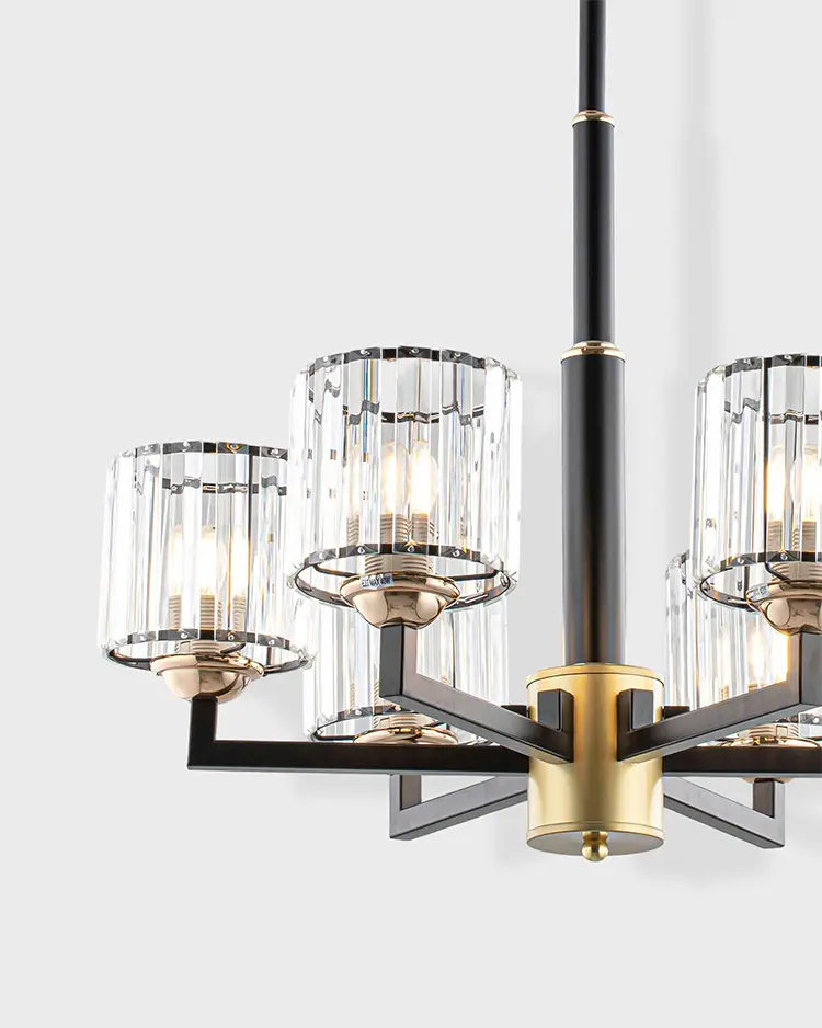 Đèn chùm pha lê hiện đại 6 tay VIRGO 63769 3 Đèn chùm pha lê hiện đại 6 tay VIRGO 63769