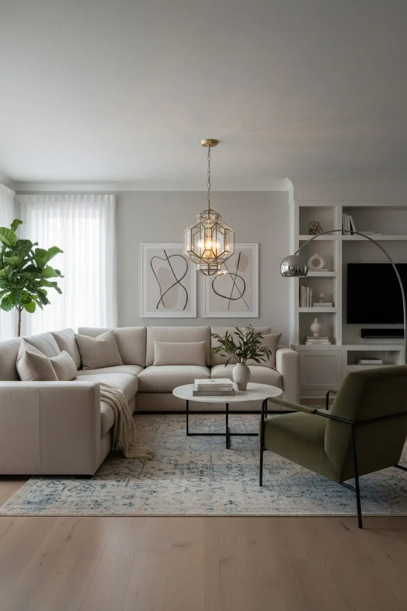 Đèn thả đồng lồng kính cao cấp VIRGO-THD2123