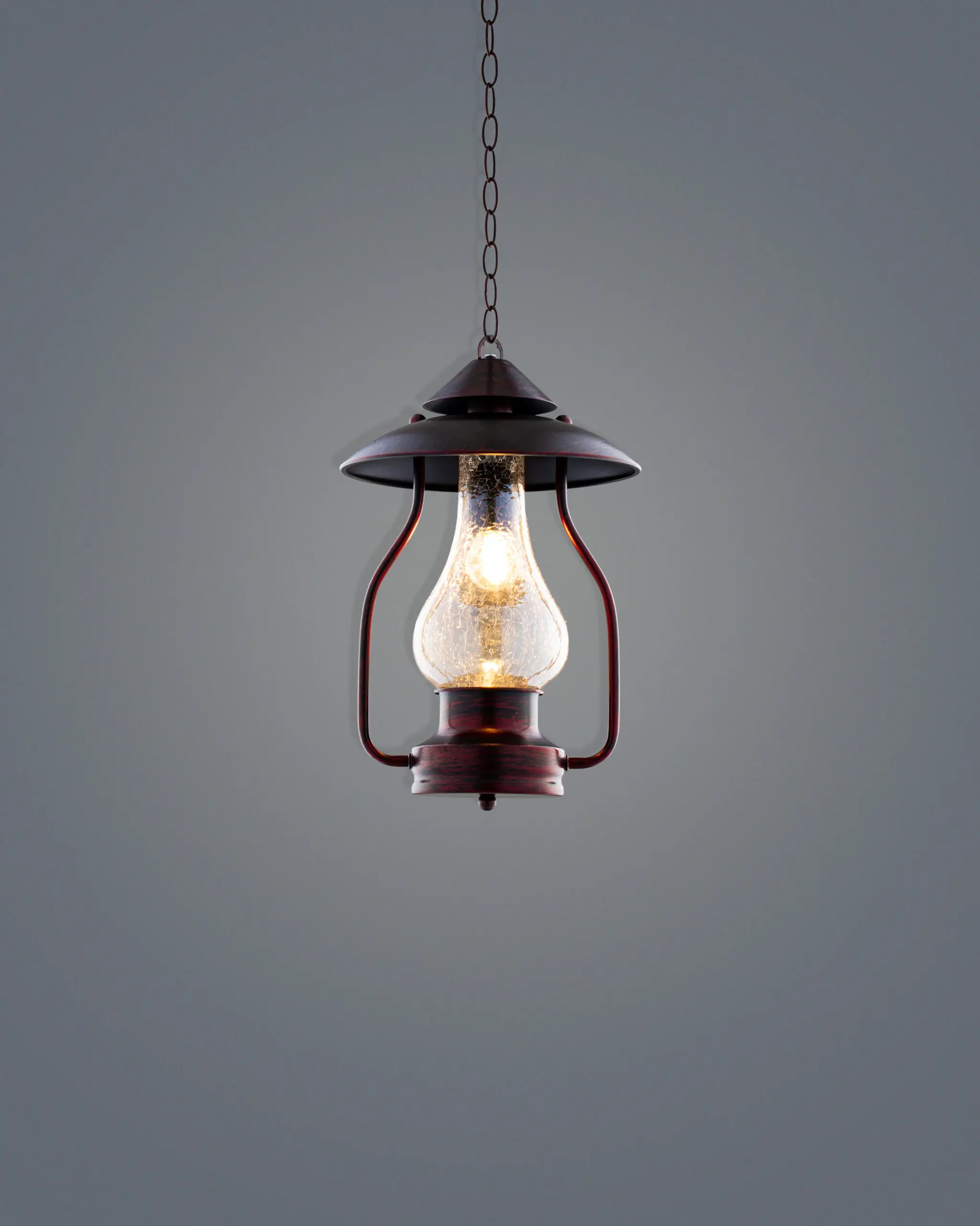 VRG 8824 2 scaled Đèn Thả Cổ Điển Khung Hợp Kim Sơn Đen Dáng Lồng Kính Châu Âu VRG-8824