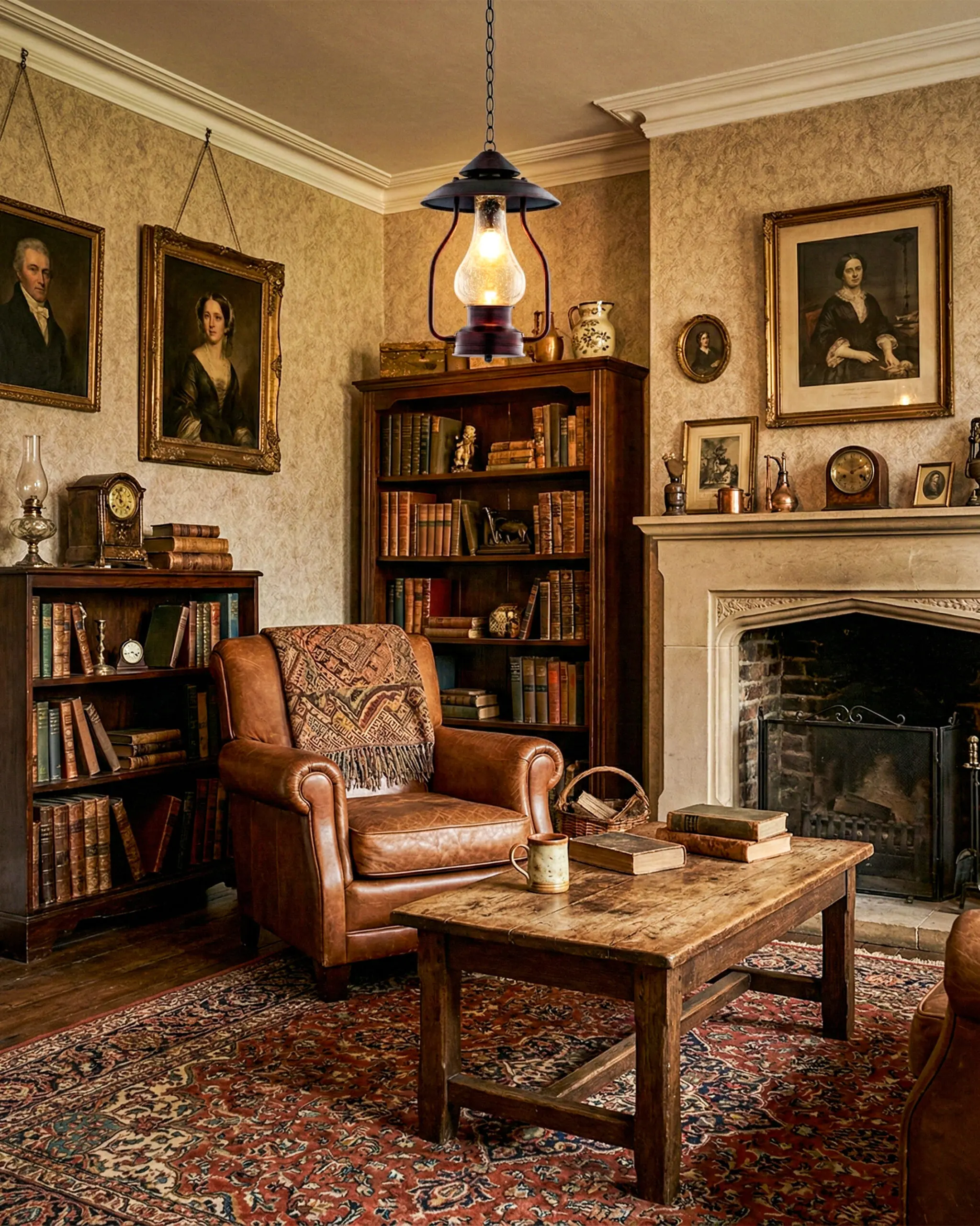 VRG 8824 3 scaled Đèn Thả Cổ Điển Khung Hợp Kim Sơn Đen Dáng Lồng Kính Châu Âu VRG-8824