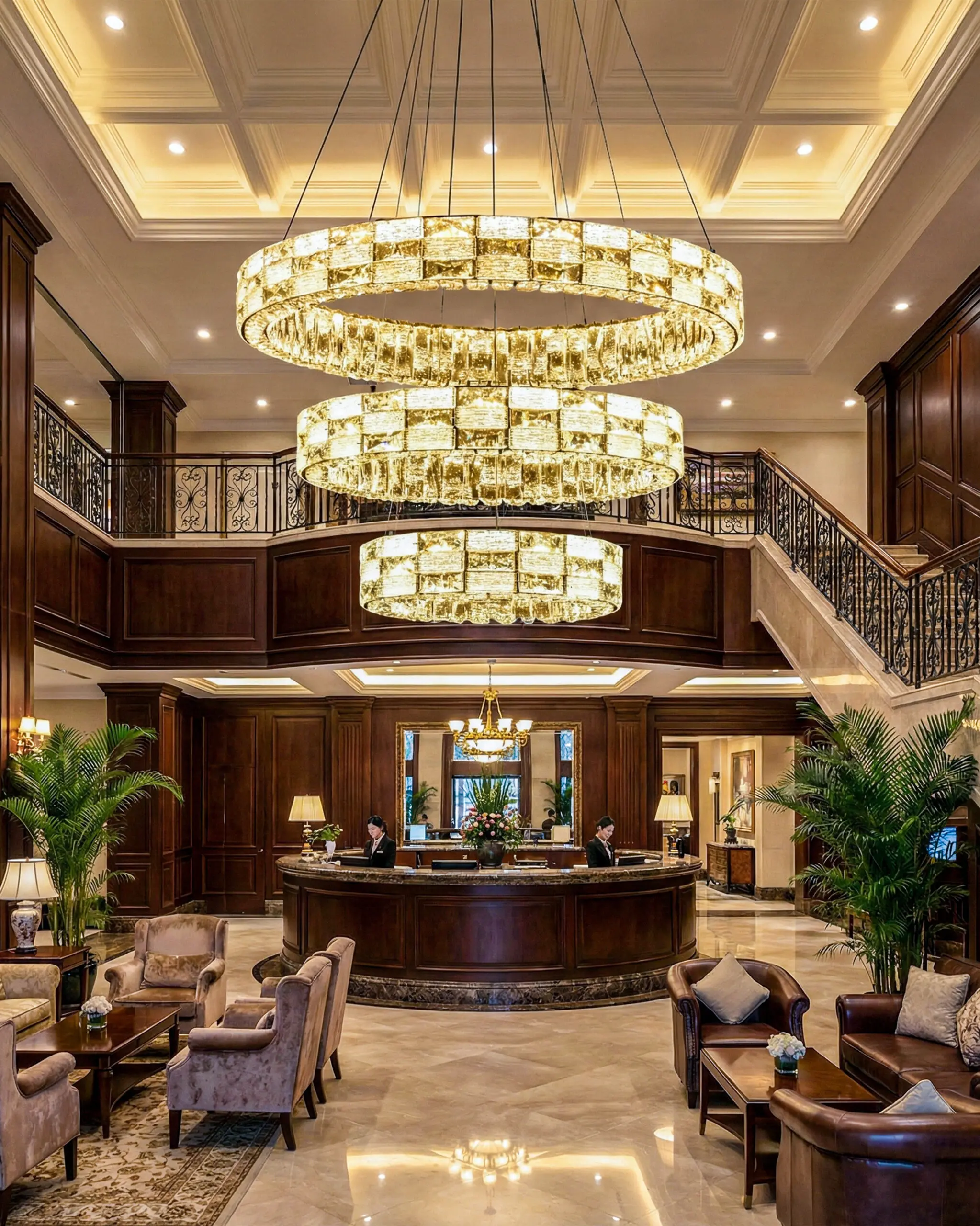 Đèn Thả Pha Lê 3 Tầng Khối Vuông Sang Trọng VRG-TH8807 2 Đèn Thả Pha Lê 3 Tầng Khối Vuông Sang Trọng VRG-TH8807