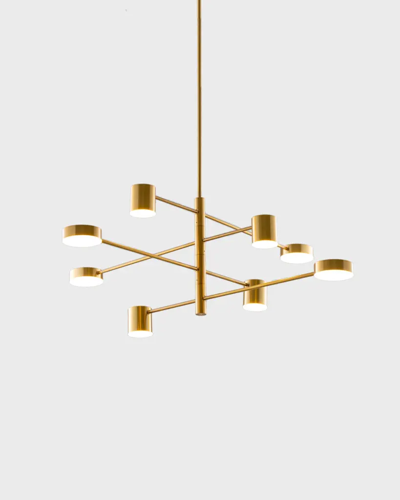 Đèn Thả Trần Hiện Đại Khung Vàng Kim Dáng Cành Cây VRG-THCN11221