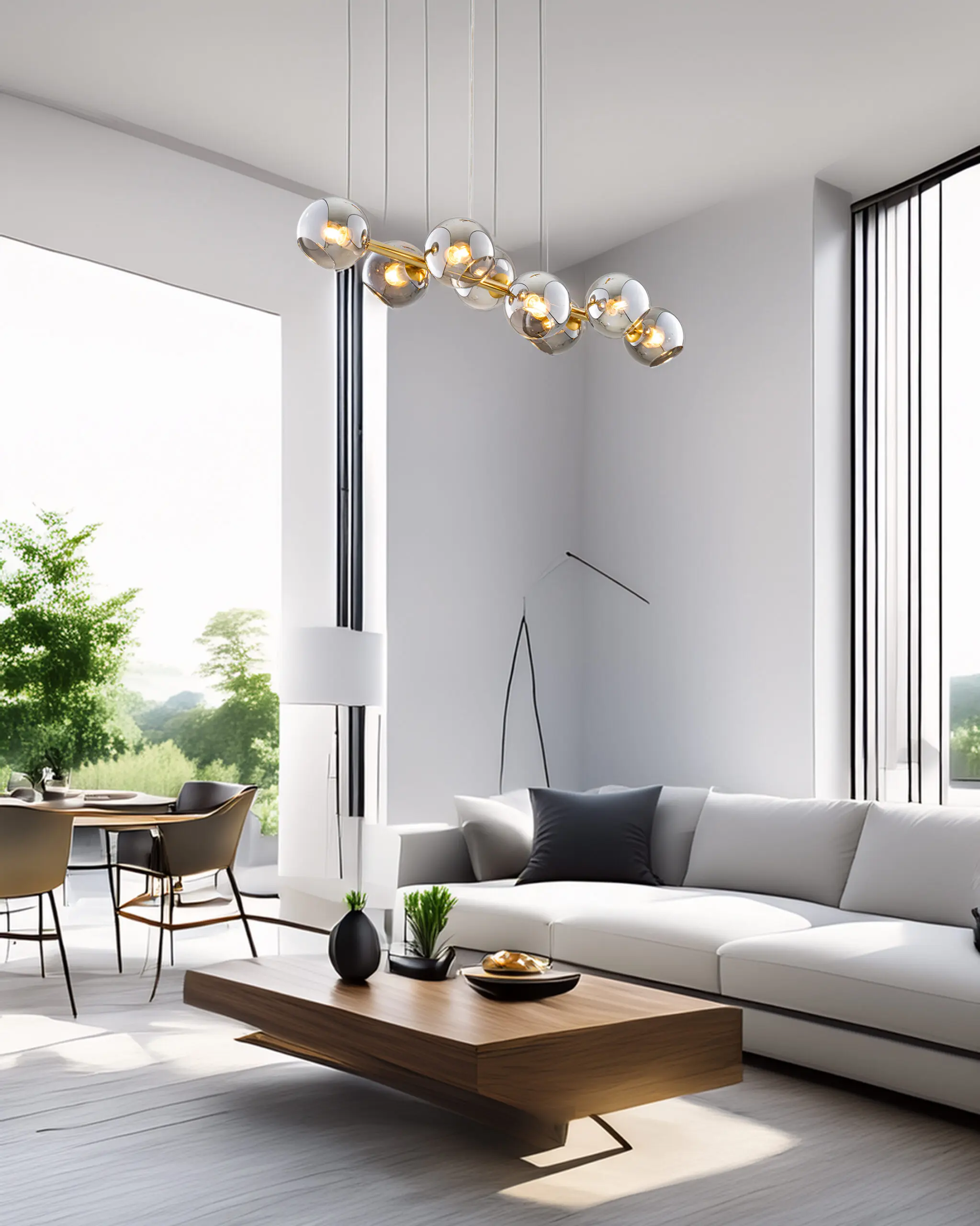 Đèn Chùm Phân Tử Dáng Ngang Cao Cấp Cho Phòng Ăn VRG-THCN21121 3 Đèn Chùm Phân Tử Dáng Ngang Cao Cấp Cho Phòng Ăn VRG-THCN21121