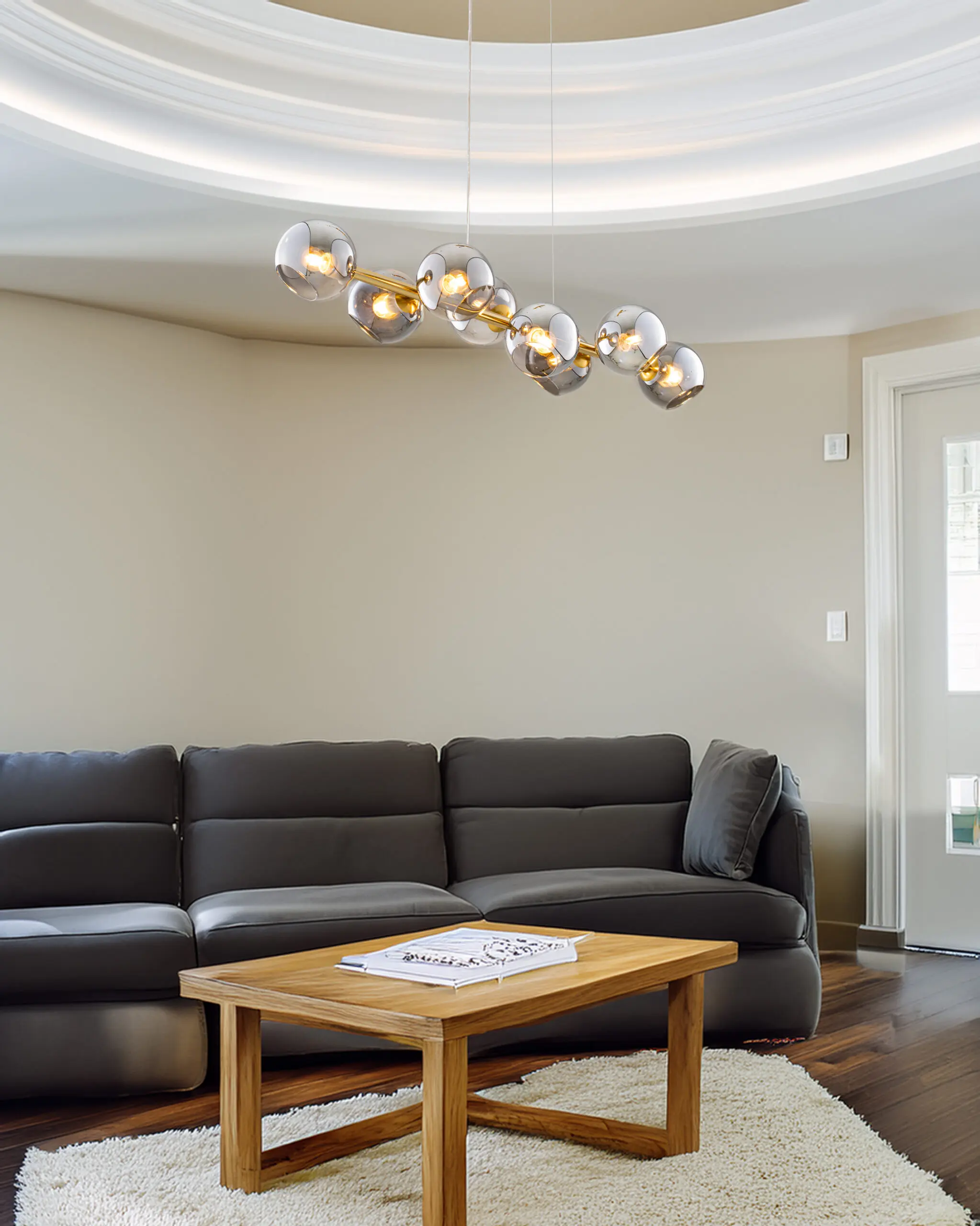 Đèn Chùm Phân Tử Dáng Ngang Cao Cấp Cho Phòng Ăn VRG-THCN21121 2 Đèn Chùm Phân Tử Dáng Ngang Cao Cấp Cho Phòng Ăn VRG-THCN21121