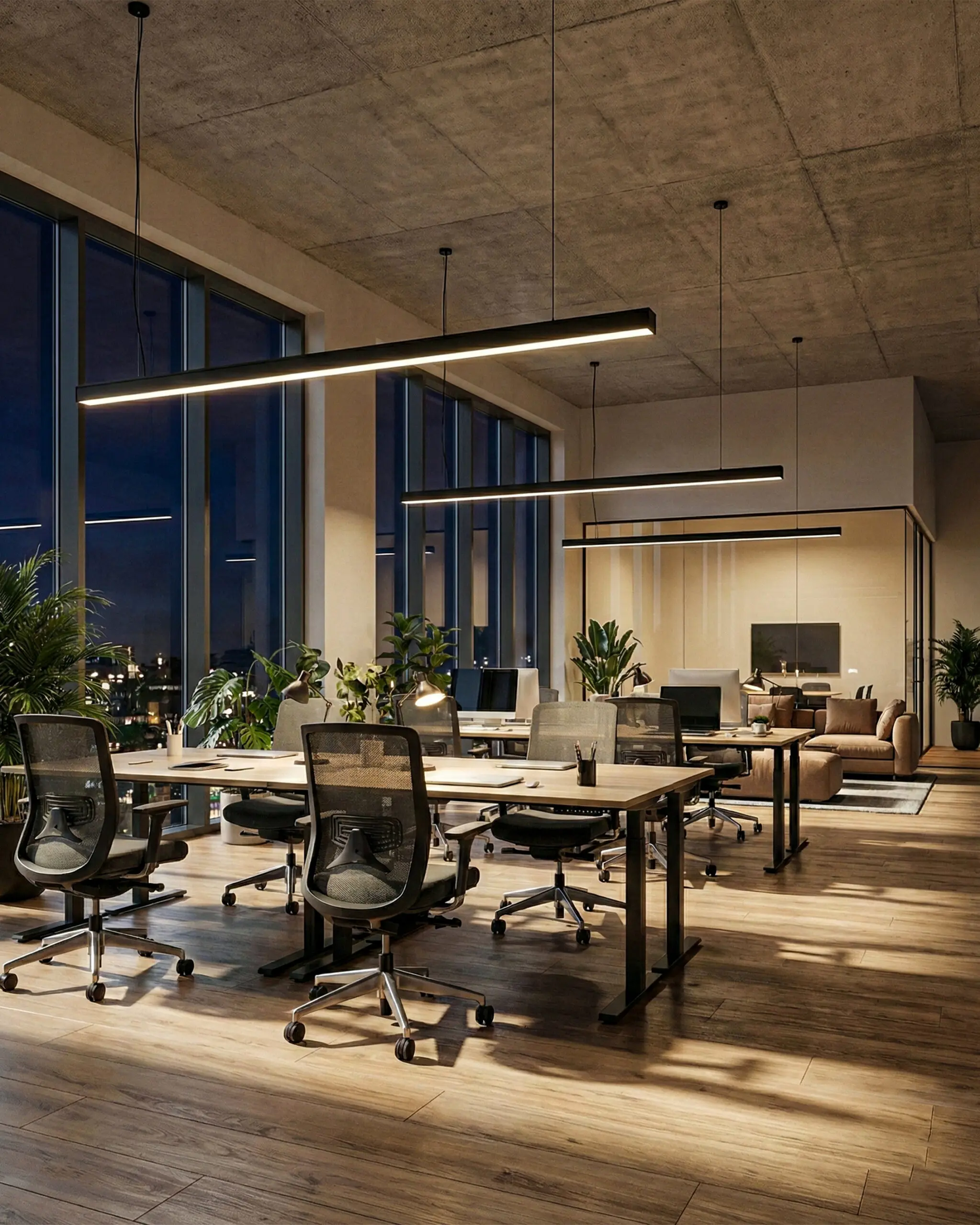 Đèn Thả Văn Phòng/Bàn Ăn LED Thanh Nhôm Hiện Đại VRG-THCN216 2 Đèn Thả Văn Phòng/Bàn Ăn LED Thanh Nhôm Hiện Đại VRG-THCN216