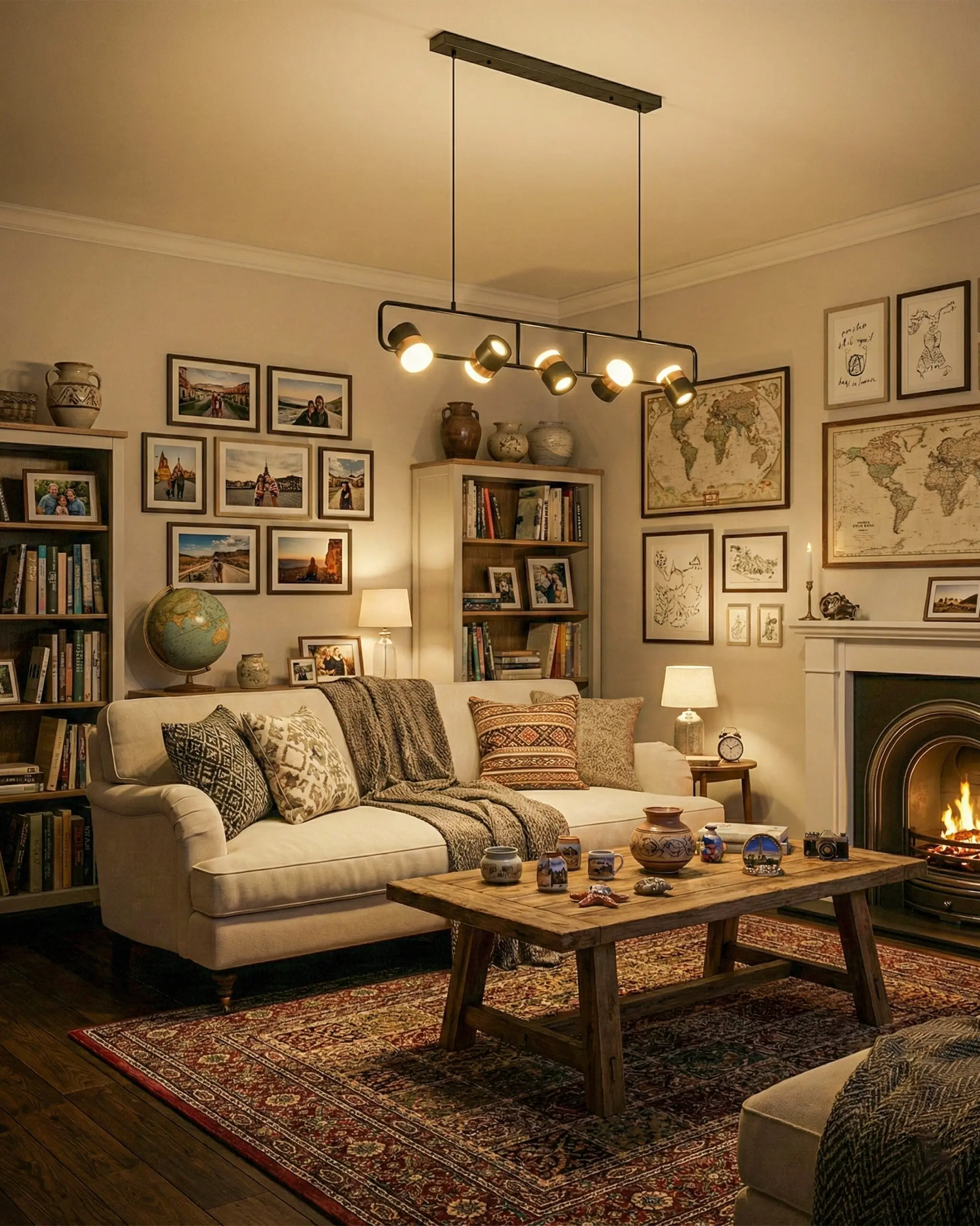 Đèn Thả Bàn Ăn Thanh Ngang 5 Bóng Spotlight Điều Chỉnh Góc VRG-THD63-5 2 Đèn Thả Bàn Ăn Thanh Ngang 5 Bóng Spotlight Điều Chỉnh Góc VRG-THD63-5