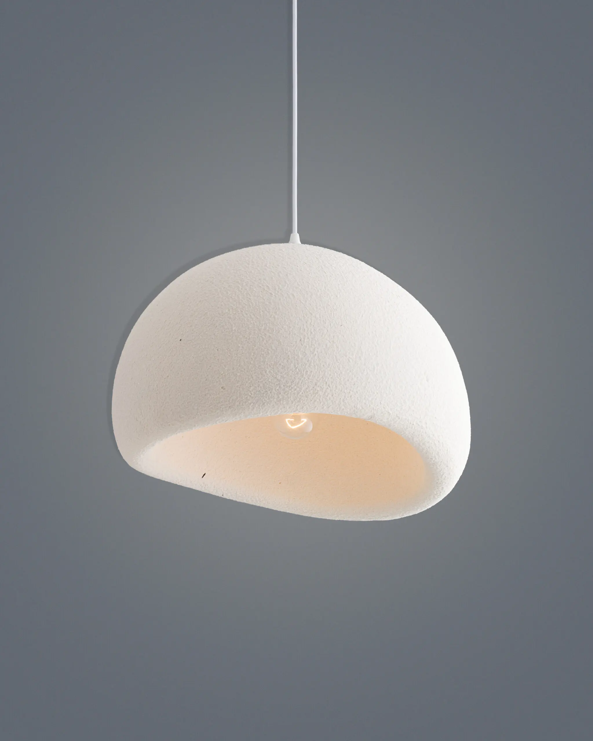 Đèn Thả Trần Phong Cách Wabi-Sabi Dáng Bát Úp Giả Đá VRG-THD85 1 Đèn Thả Trần Phong Cách Wabi-Sabi Dáng Bát Úp Giả Đá VRG-THD85