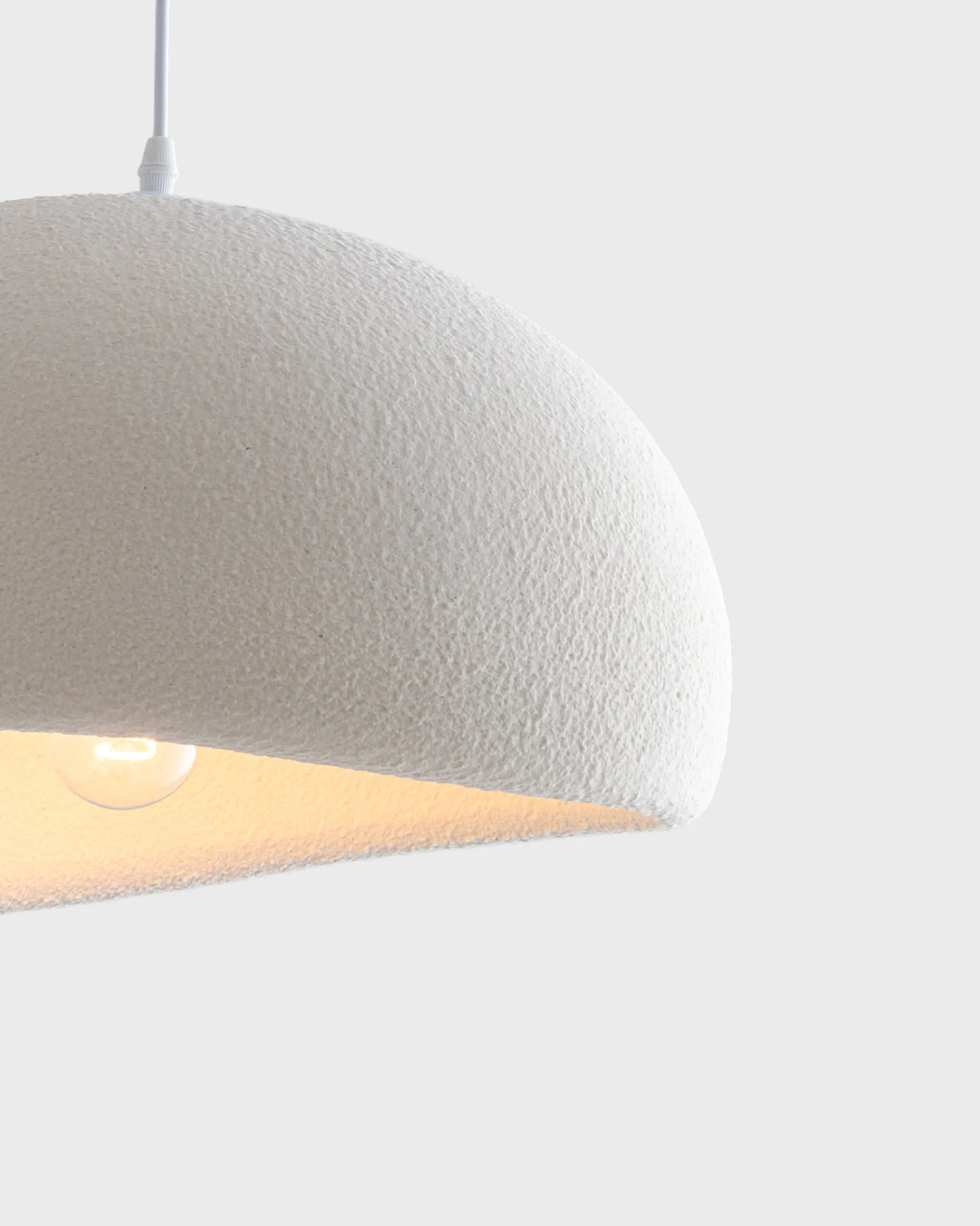 Đèn Thả Trần Phong Cách Wabi-Sabi Dáng Bát Úp Giả Đá VRG-THD85 3 Đèn Thả Trần Phong Cách Wabi-Sabi Dáng Bát Úp Giả Đá VRG-THD85