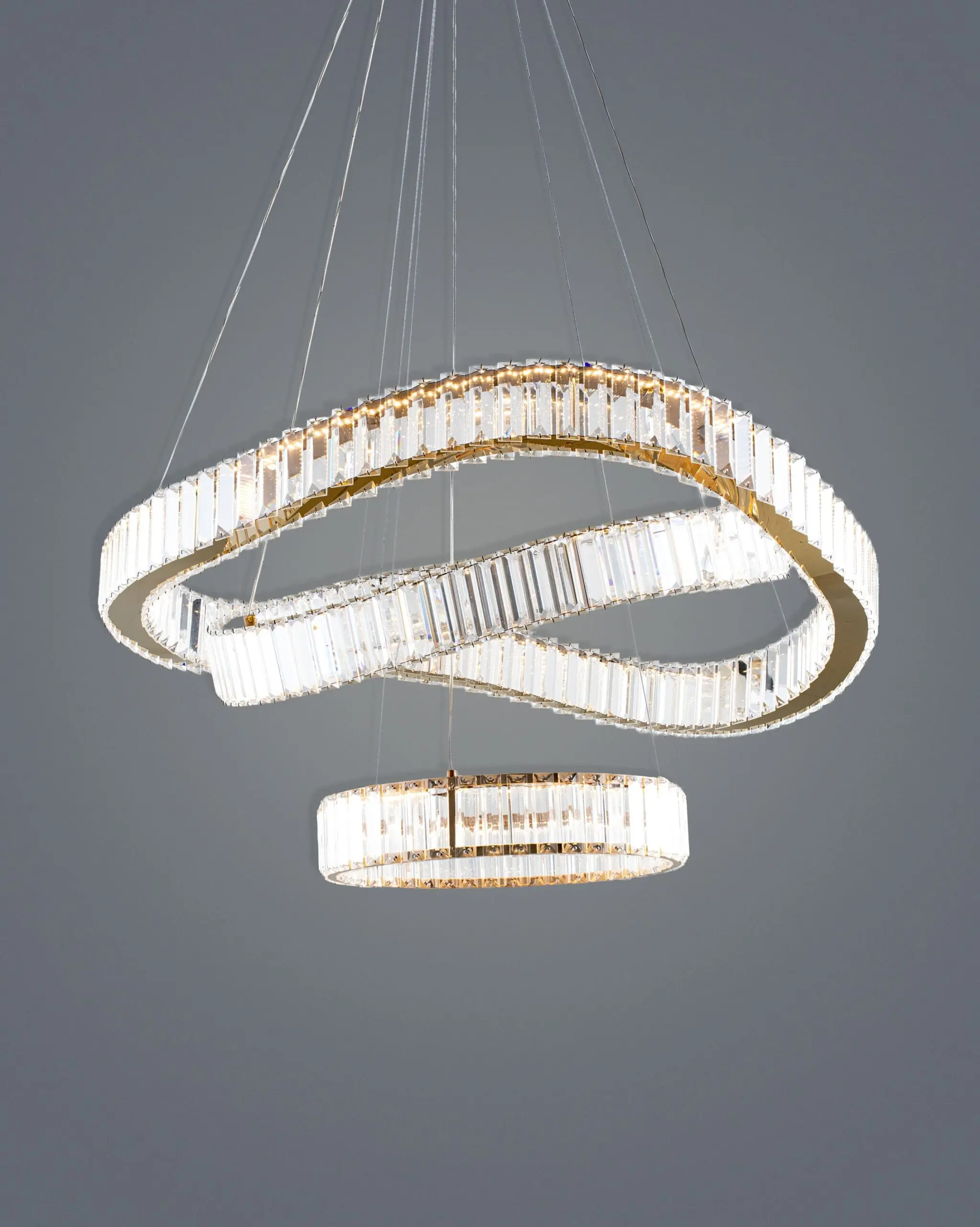 vrg thd7050v1 3 scaled Đèn Chùm Thả Pha Lê 2 Tầng Dáng Xoắn Hiện Đại VRG-THD7050V1