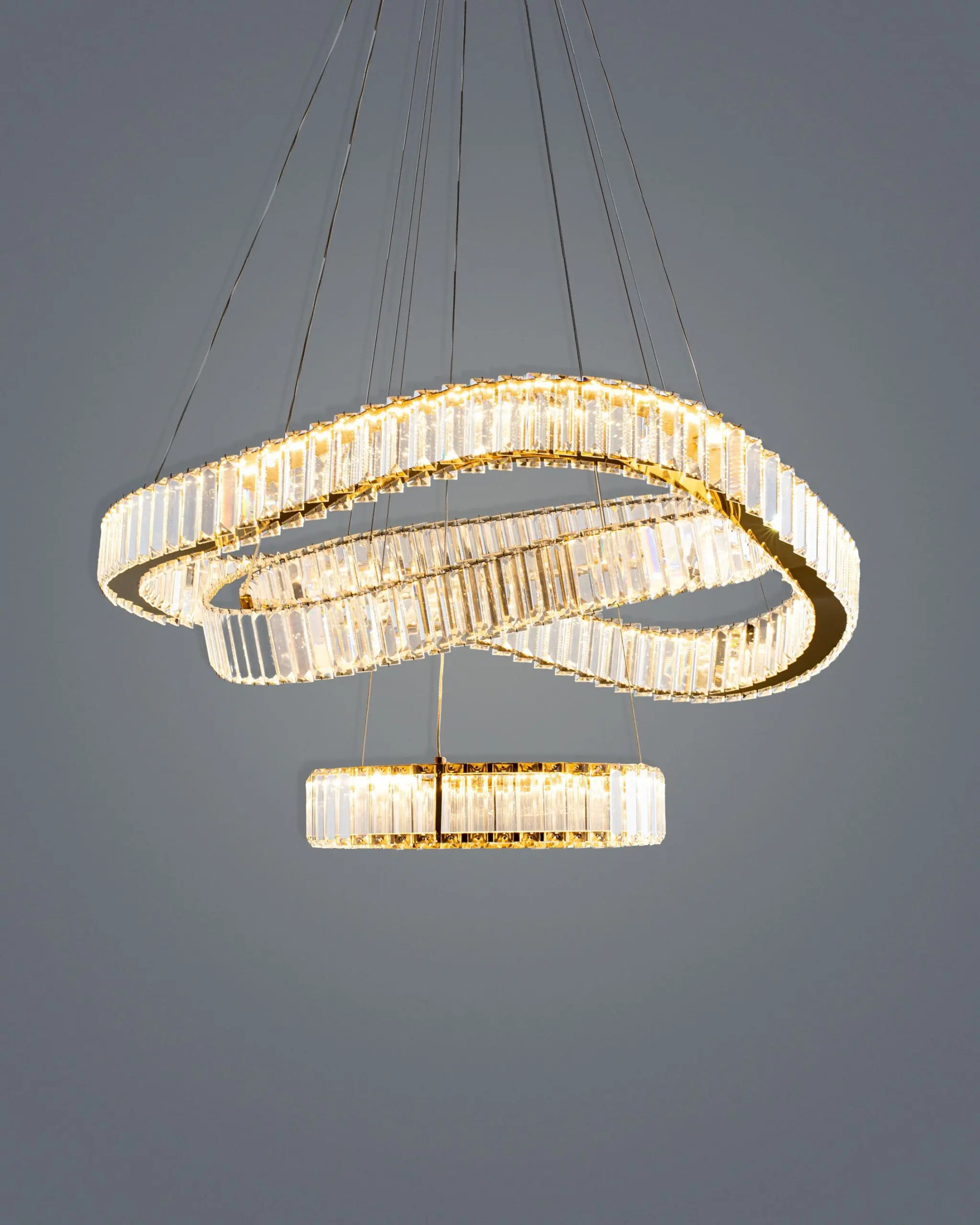 vrg thd7050v1 4 scaled Đèn Chùm Thả Pha Lê 2 Tầng Dáng Xoắn Hiện Đại VRG-THD7050V1