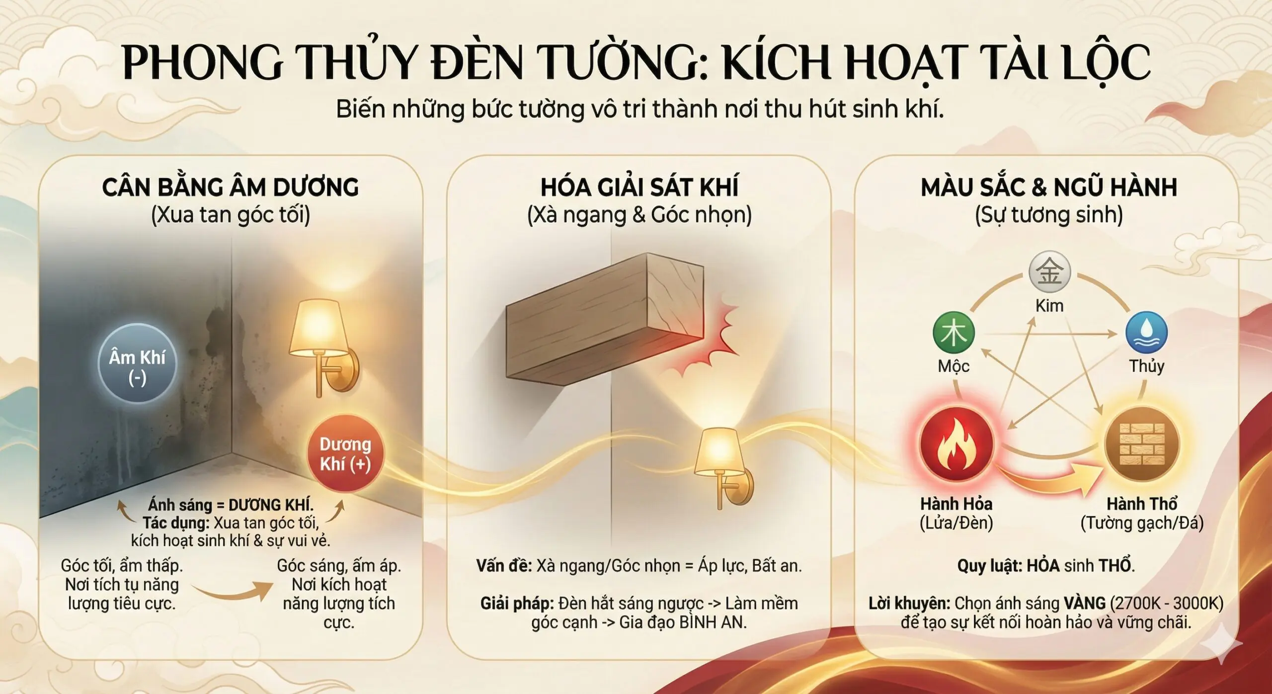 Yếu tố Phong Thủy - Kích hoạt tài lộc từ những bức tường