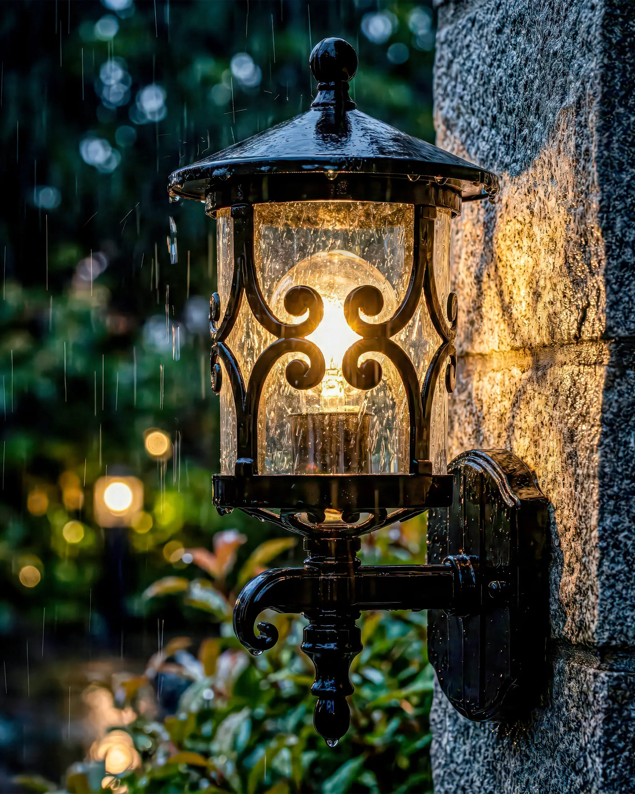 VRG 0190 B 6 scaled Đèn Tường Cổ Điển Hợp Kim Đen Vàng Tinh Tế Sang Trọng VRG-0190