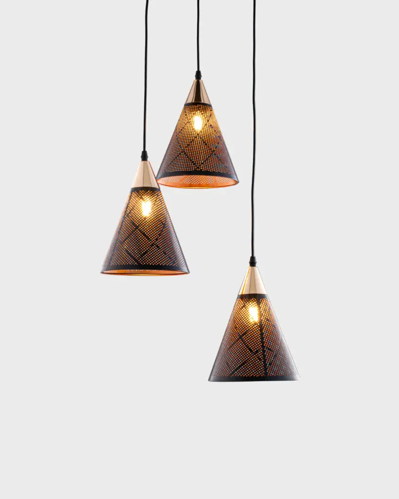 Đèn Thả Hình Nón Đen Vàng Sang Trọng và Hiện Đại VRG-1113-3