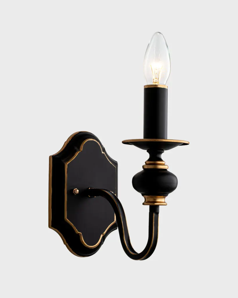 Đèn Tường Cổ Điển Hợp Kim Đen Gold Sang Trọng VRG-1768-1