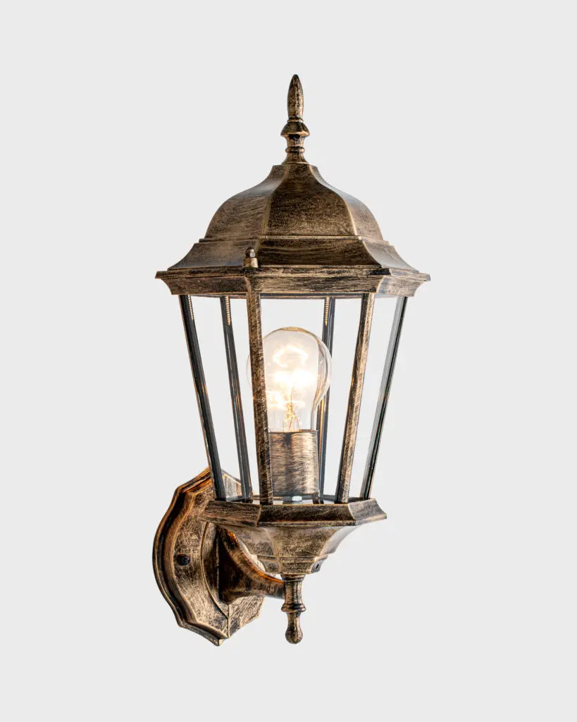 Đèn Tường Đồng Cổ Điển Sang Trọng Từ Chất Liệu Kim Loại và Thủy Tinh