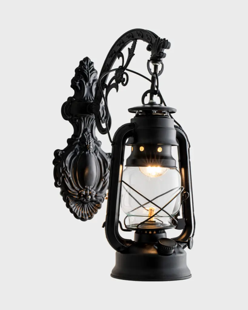 Đèn Tường Giả Cổ Hợp Kim Hình Đèn Dầu Vàng Đồng Retro VRG-6212BG