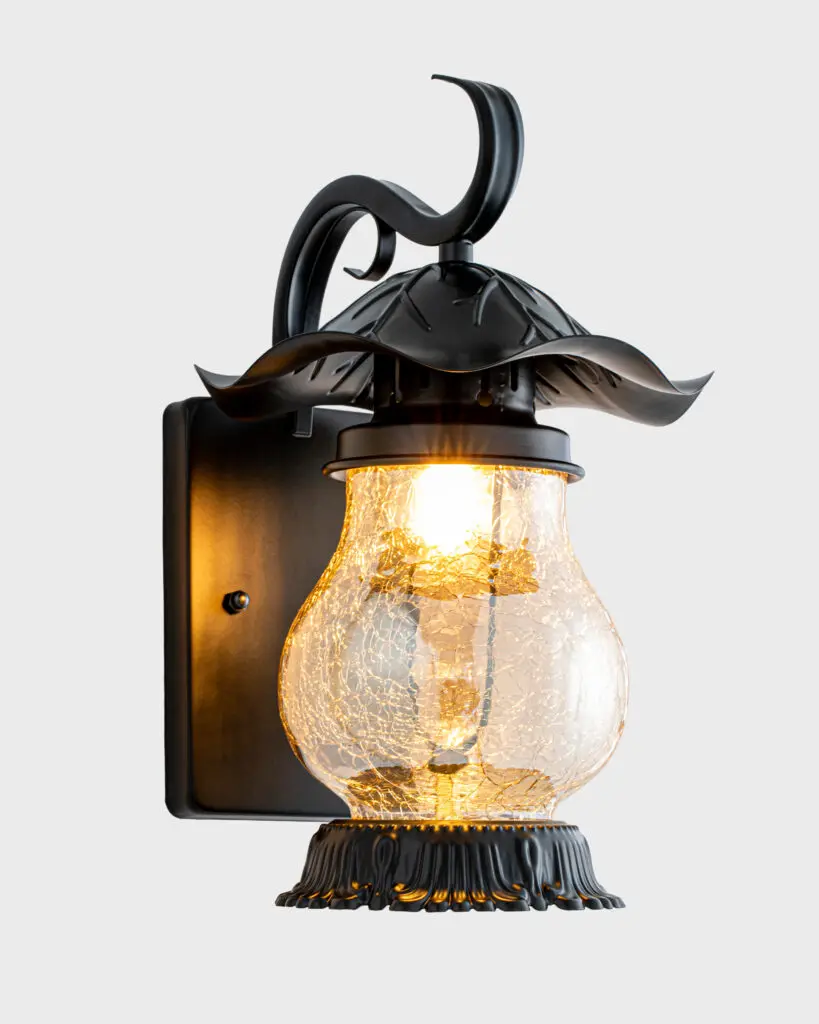 Đèn Tường Cổ Điển Pha Lê Đen Vàng Sang Trọng Kiểu Dáng Độc Đáo VRG-8664