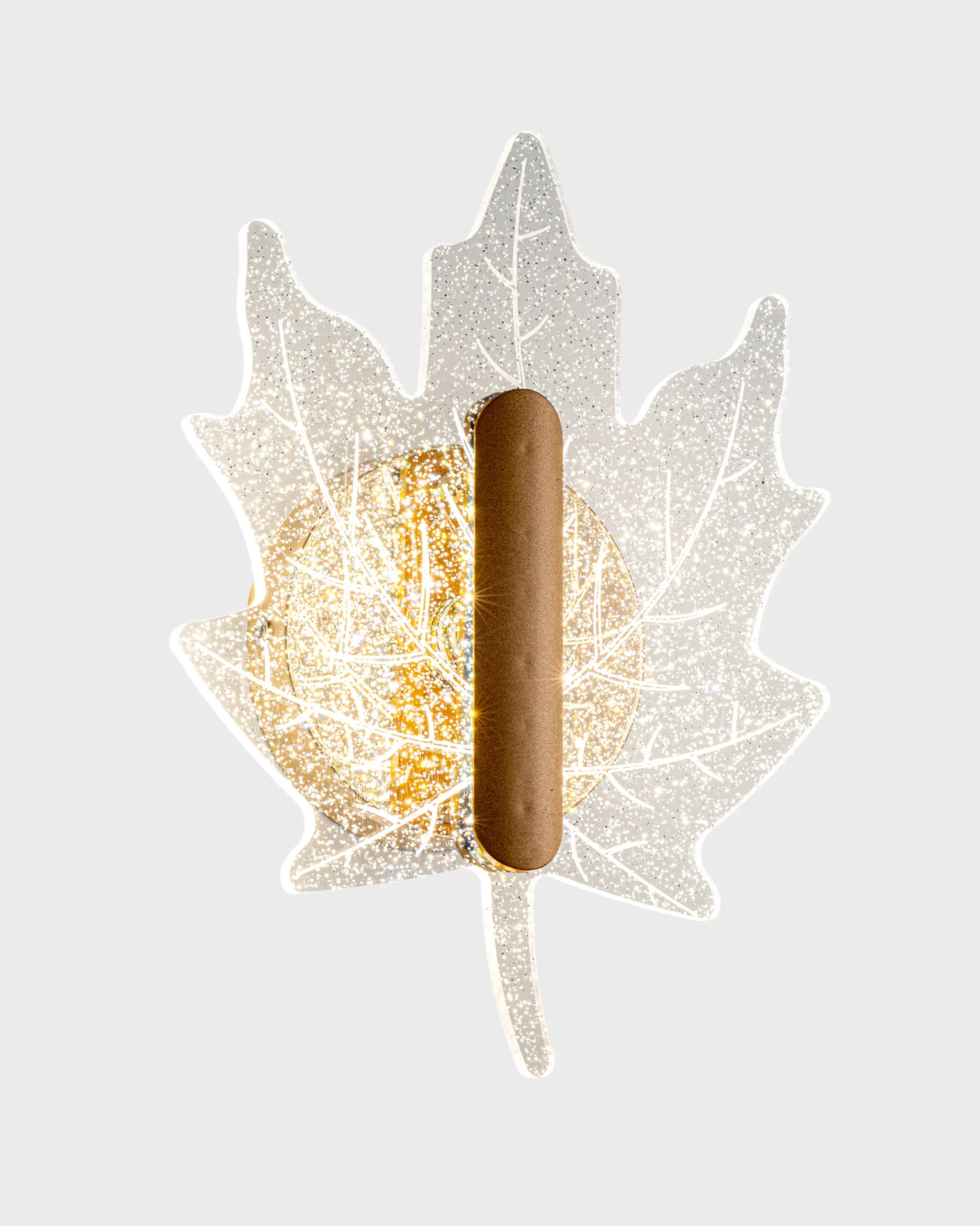 Đèn Tường Hình Lá Phong Pha Lê Hợp Kim Vàng Hiện Đại VRG-A81195